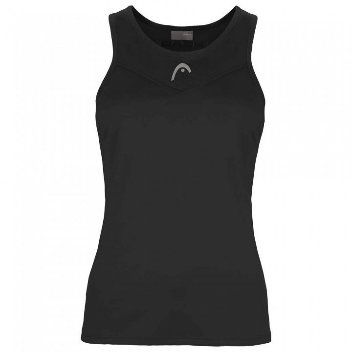 Head Easy Court Tank Top Women Black